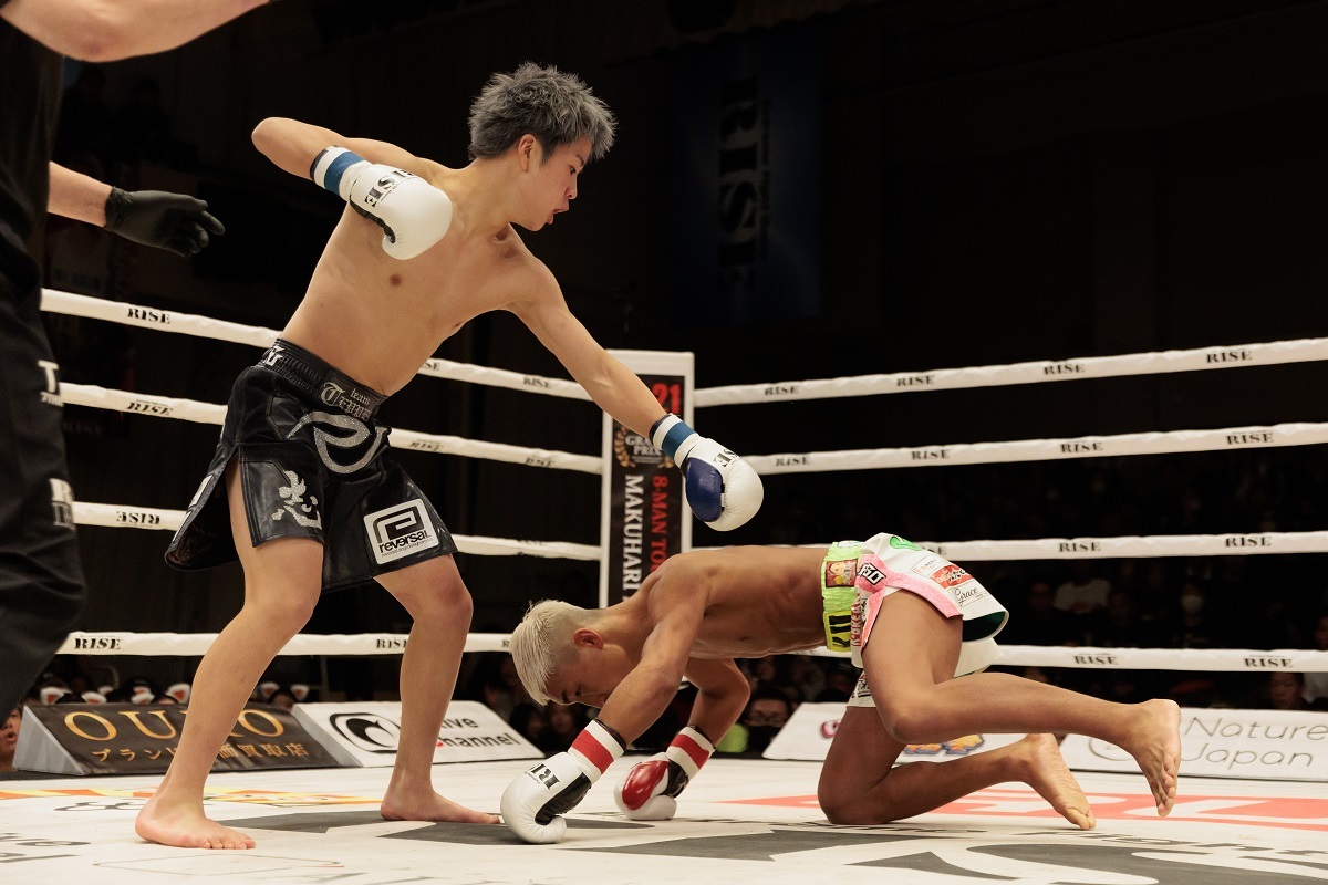 那須川龍心が数島大陸に1RKO勝ちでついに王座獲得「僕がこれから