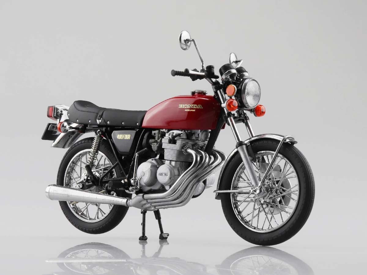 おお400。おまえは風だ。】「CB400FOUR」1/12サイズがアオシマ