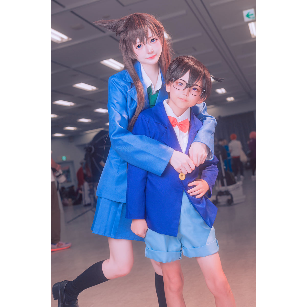 親子コスプレ】『名探偵コナン』コナン君＆蘭姉ちゃん「親子でしたら身長差もぴったりだねと」（エンタメNEXT） - Yahoo!ニュース