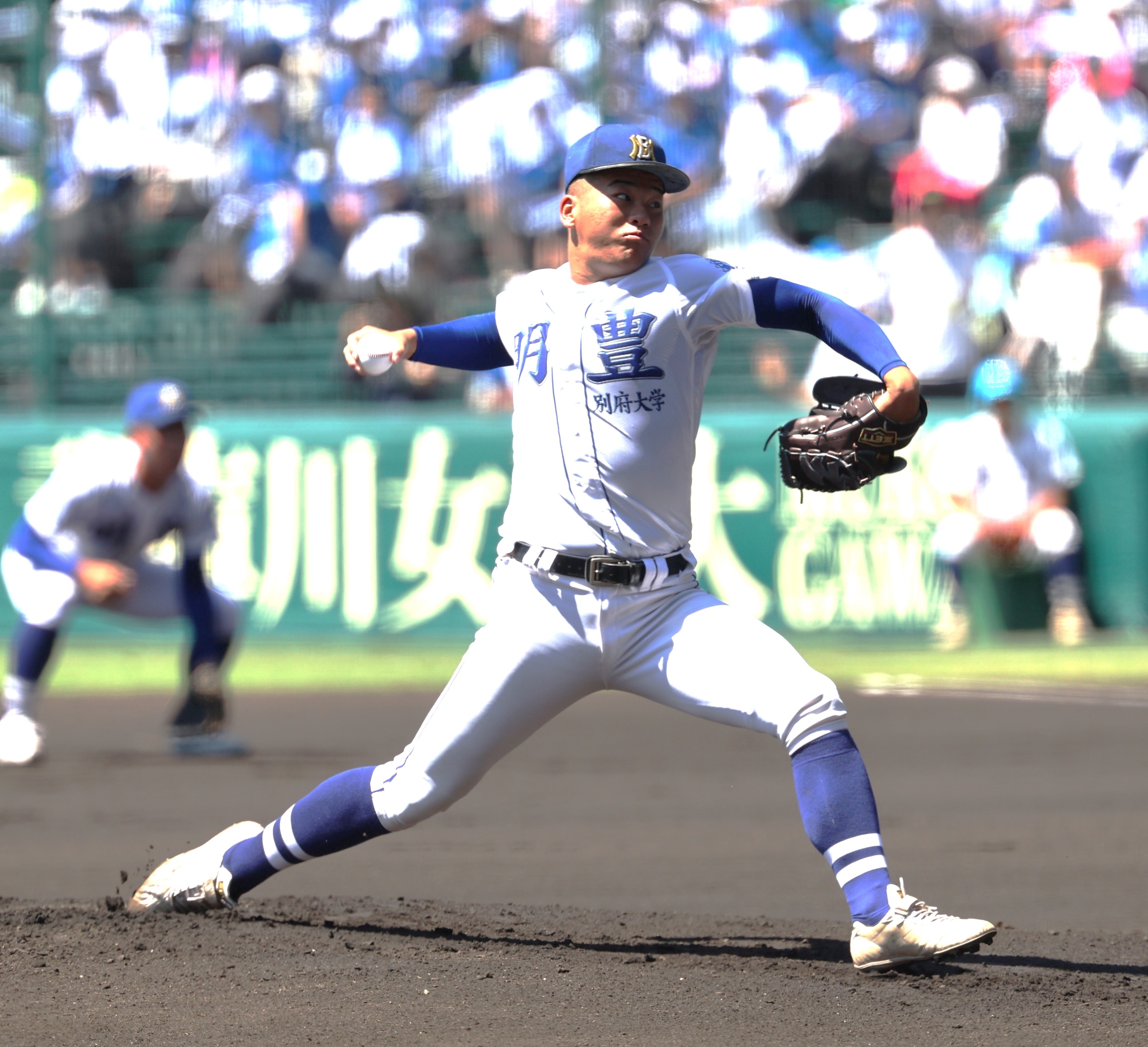 甲子園タオル 明豊高校（舩見侑良 明豊高校 背番号4 4番打者