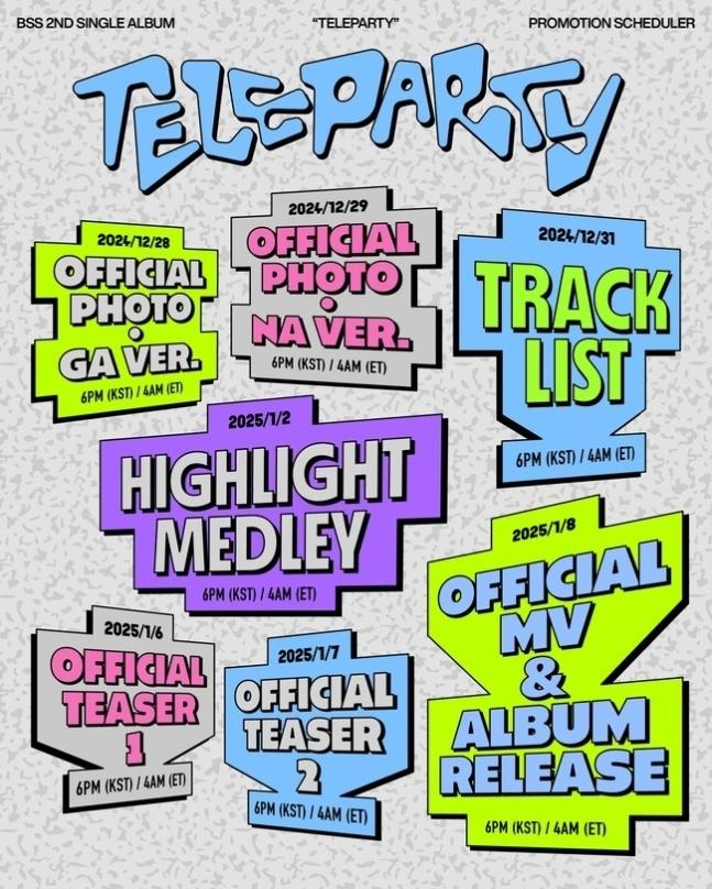 BSS(ブソクスン) 2ndシングル「TELEPARTY」2025年1月17日