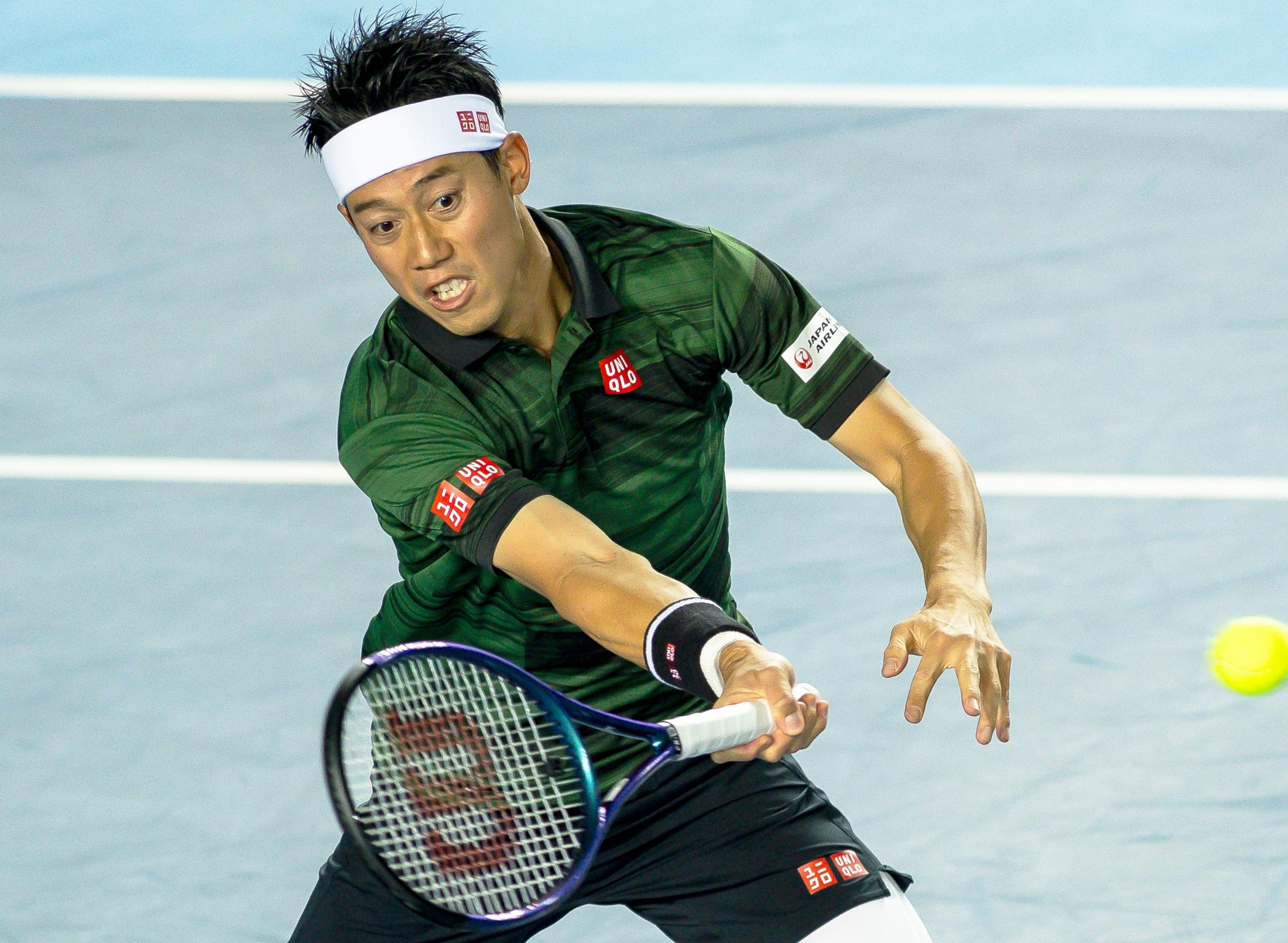 錦織圭 世界19位に逆転勝ちで8強「満足」 松岡修造以来 日本勢史上2人目の準々決勝へ＜男子テニス＞（