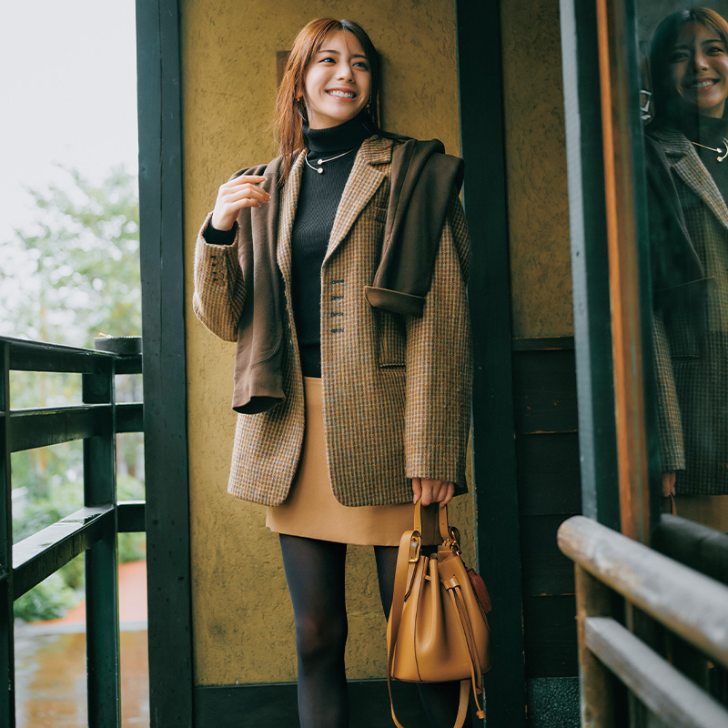 貴島明日香さん『黒タートル』が夫婦デートに活躍!お気に入り 貴島明日香さん『黒タートル』が夫婦デートに活躍!お気に入り