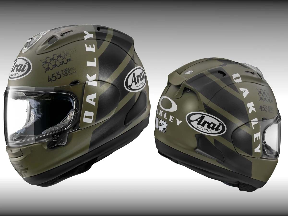 Arai RX-7Xに新レプリカ「マーベリック オークリー」登場！ 戦闘機をイメージしたまさに“マーベリック”な出来栄え（Webikeプラス） -  Yahoo!ニュース