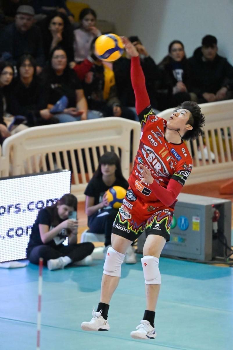 バレー】石川祐希、新年初戦も勝利し、アタック決定率89％でMVP