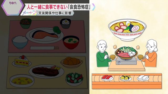 量を調節できる食事をしている人の画像