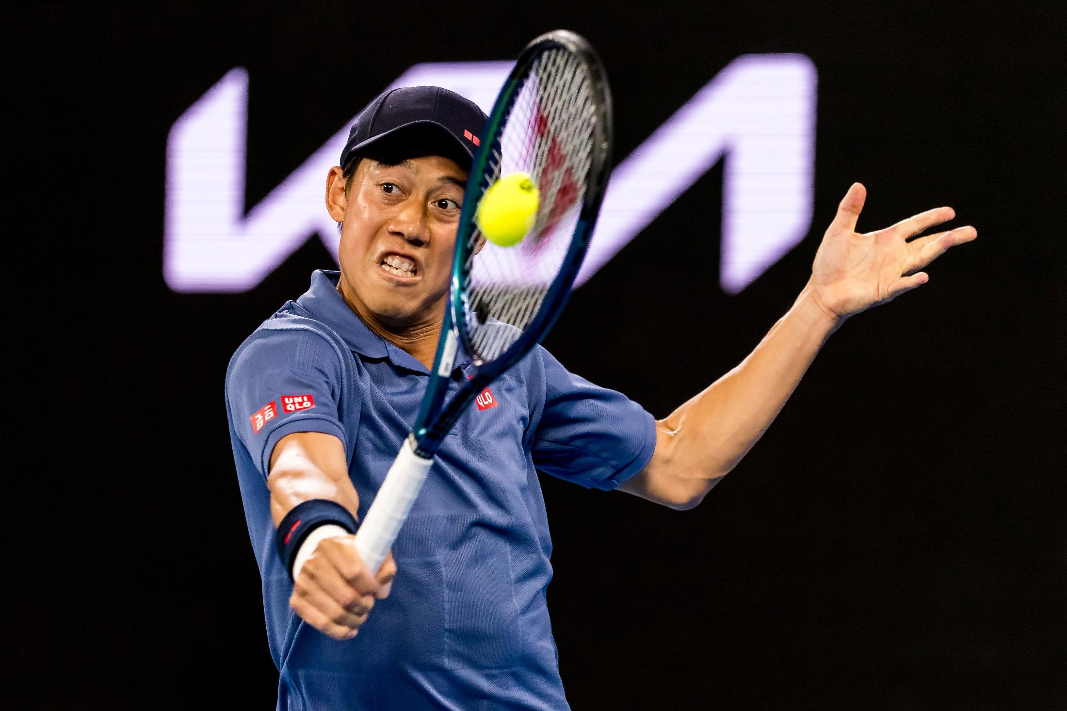 速報】錦織圭 1セット奪い返す、全豪OP初戦は第4セットへ＜男子