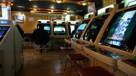 ゲームセンターの店内