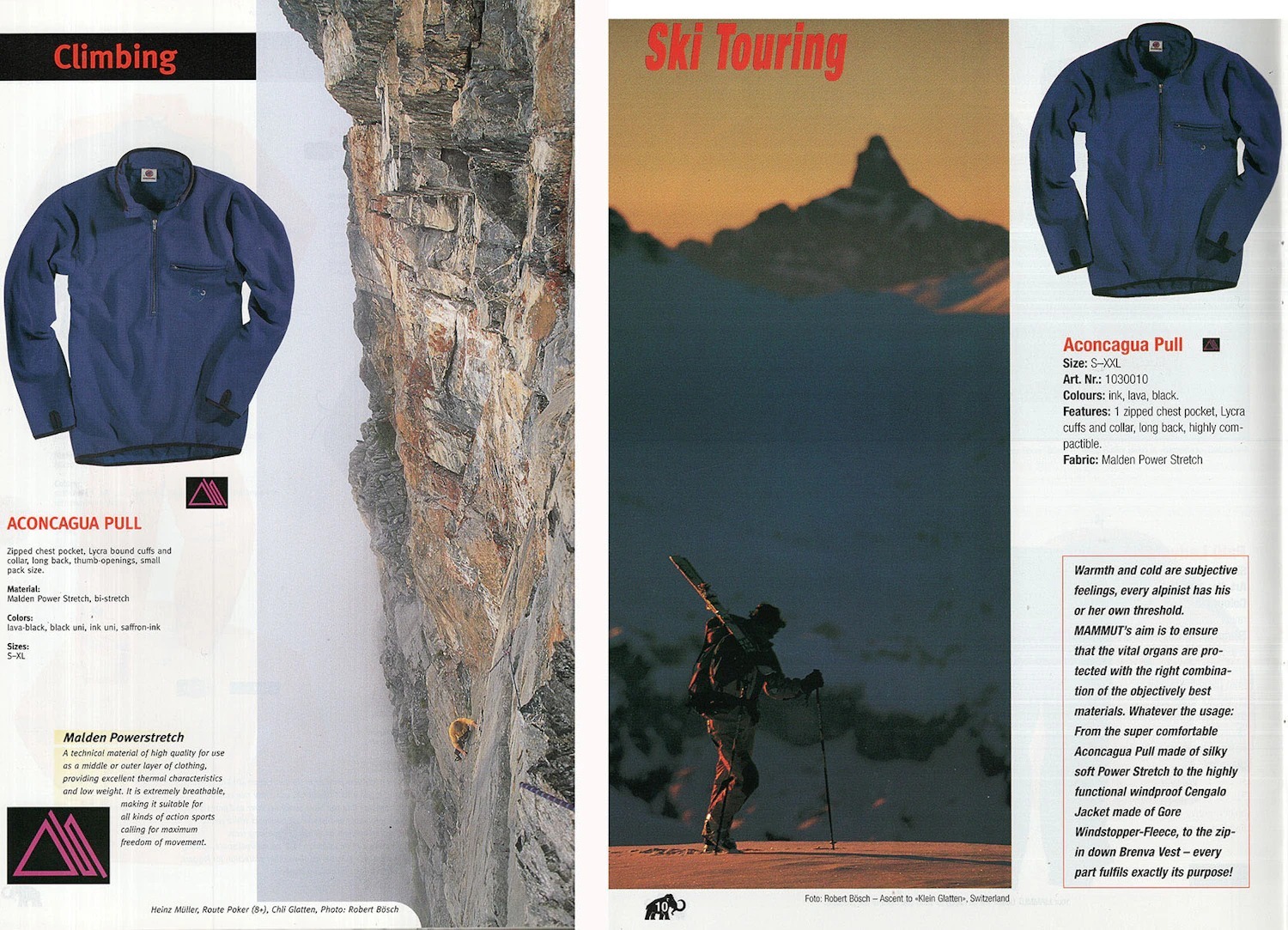 MAMMUT（マムート）」の定番フリースジャケット「Aconcagua