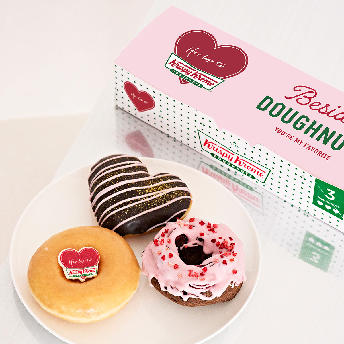 4月上旬発送】Krispy Kreme Doughnuts × Her lip to Tote Bag