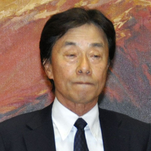 フジテレビ社長の記者会見の様子