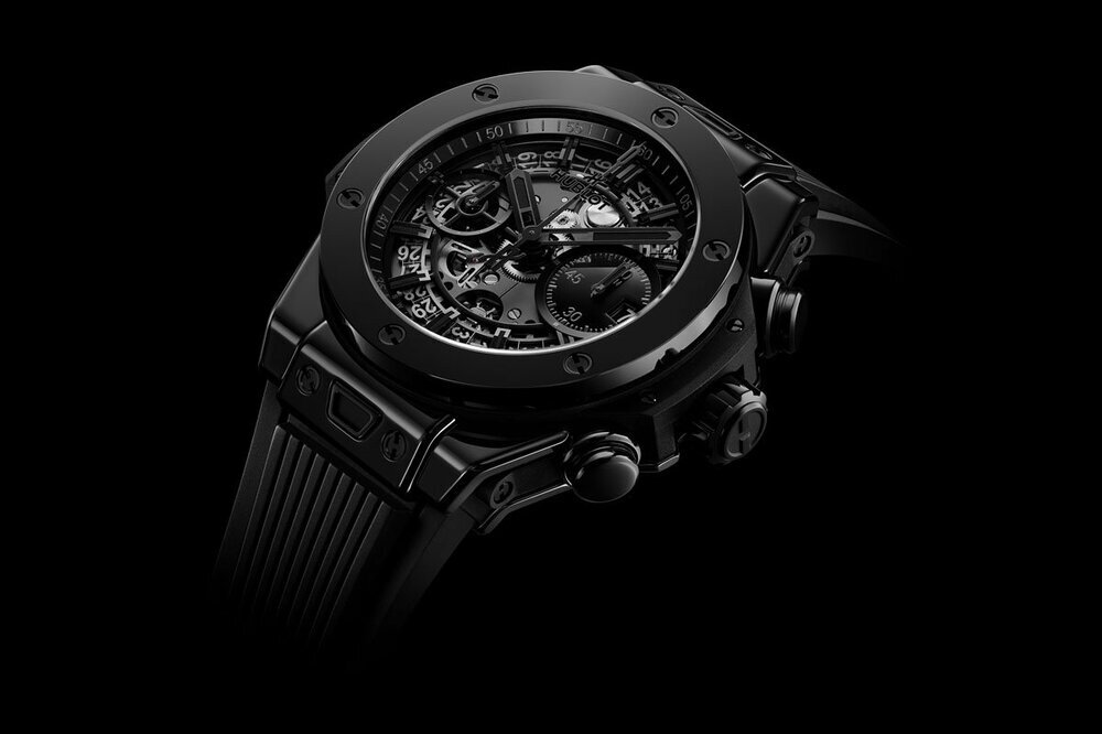 限定50本！】ウブロのオールブラック限定モデルが、男の腕元を
