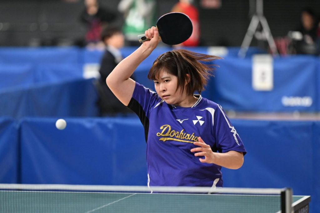 世界ユースU19日本代表・青木咲智が初戦快勝＜全日本卓球2025