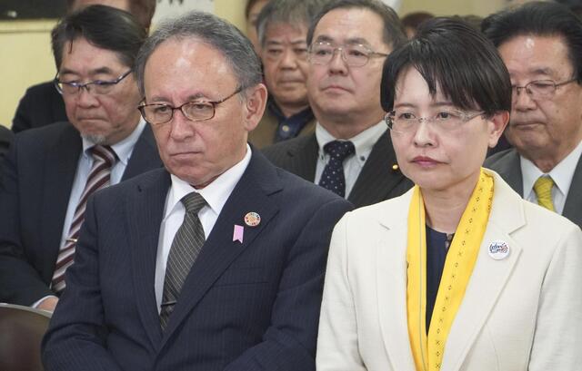 沖縄市長に自公系新人 玉城知事支援候補破る 沖縄市長に自公系新人 玉城知事支援候補破る