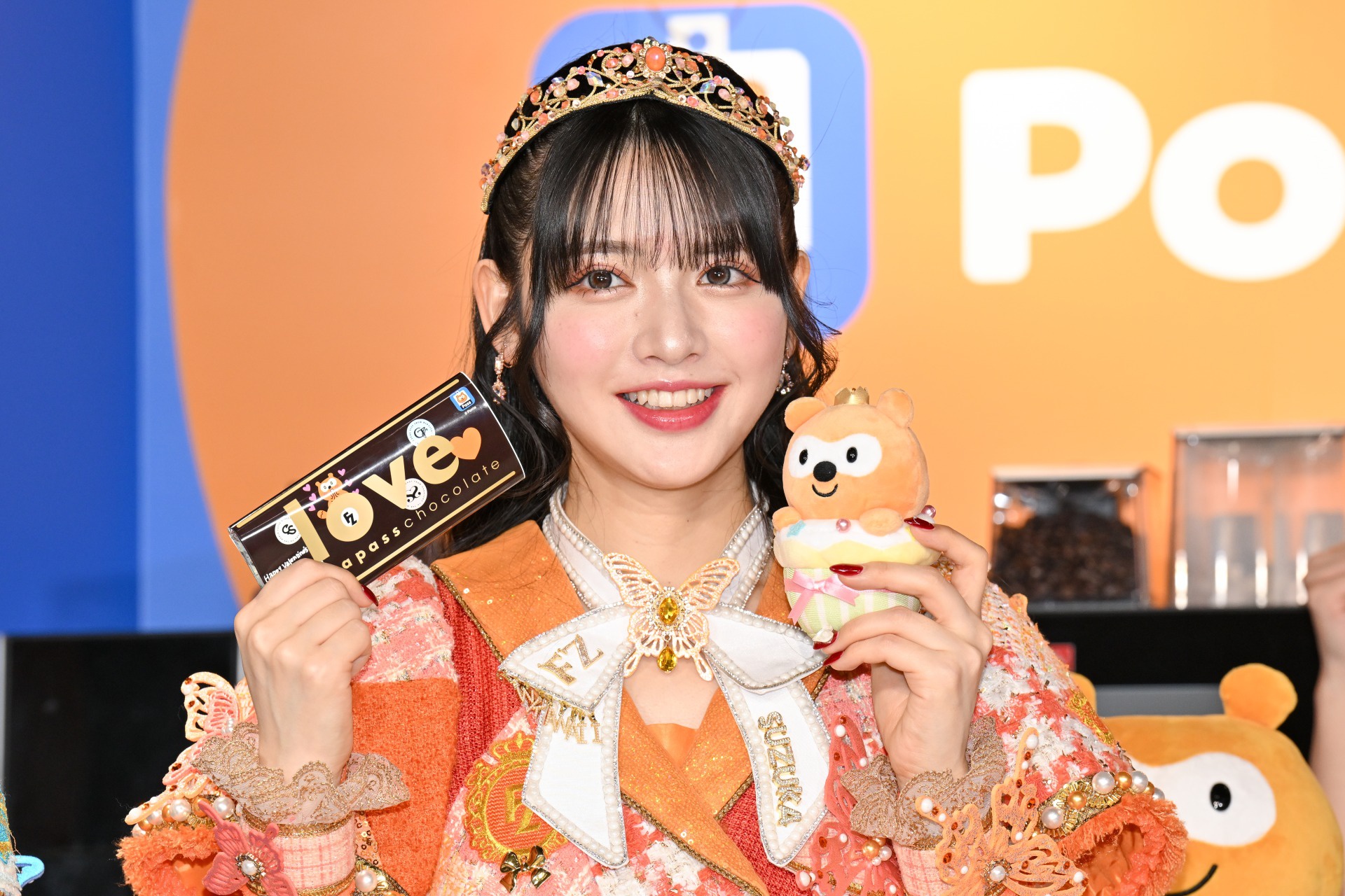 FRUITS ZIPPER・鎮西寿々歌、1日店長を務める後輩を応援