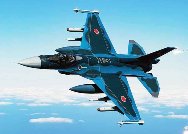 日本の航空自衛隊のF-2戦闘機。GCAPはこの後継を開発するプロジェクト