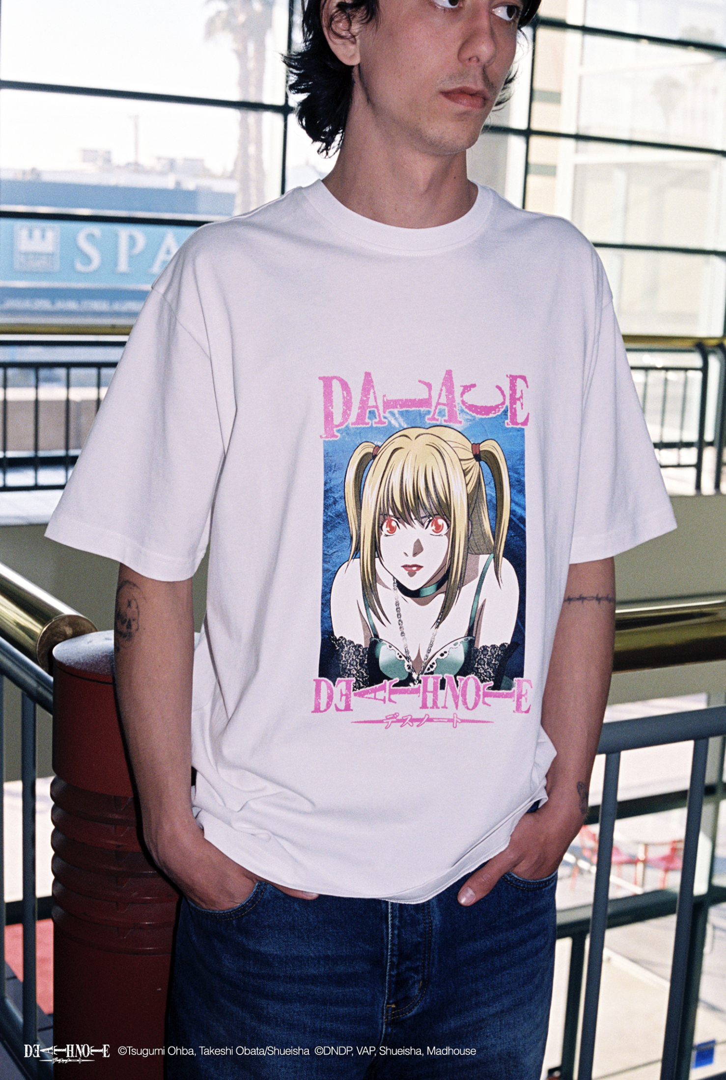 古着 デスノート Tシャツ XL 黒 弥海砂 ミサミサ アニメTシャツ