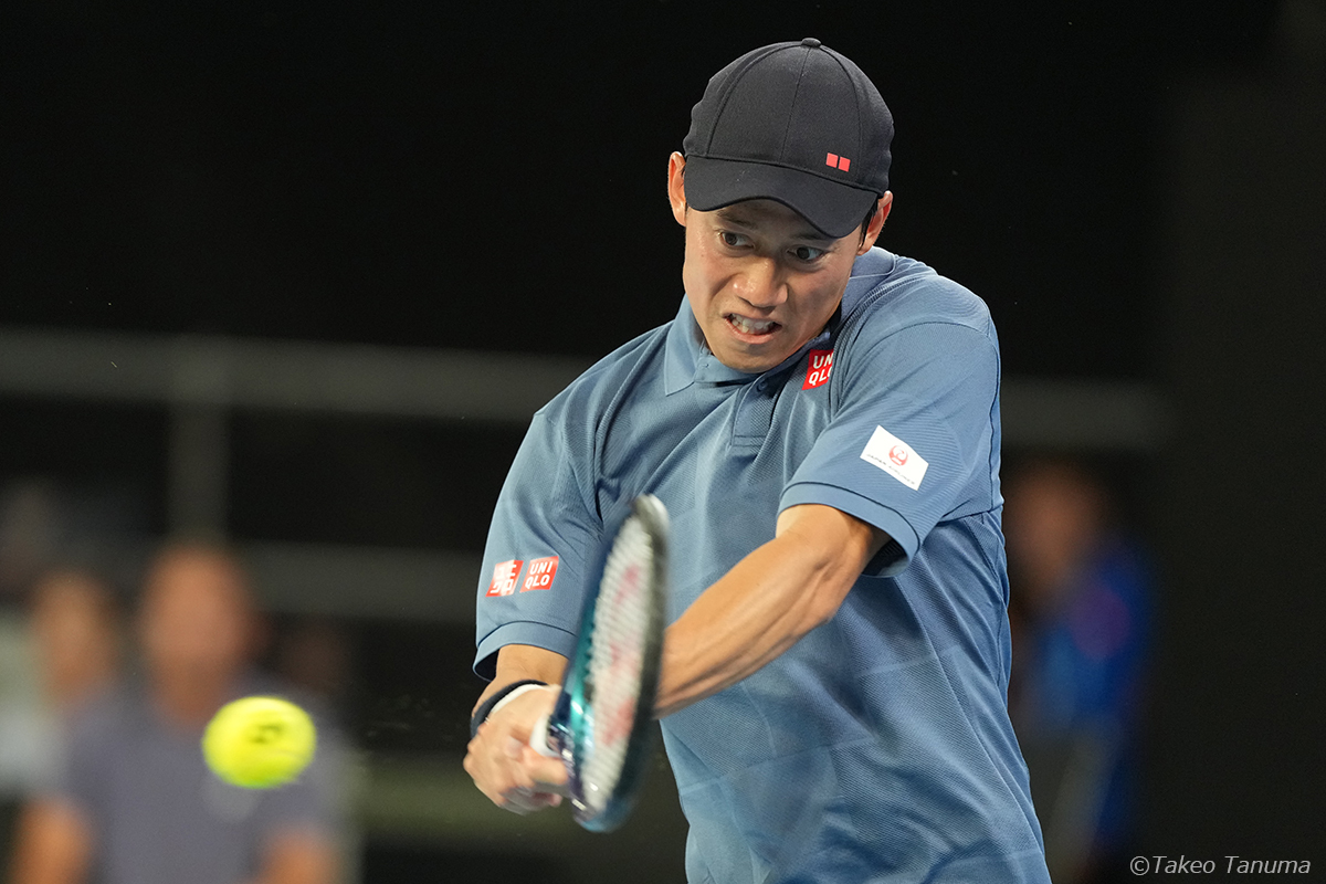 錦織圭選手サイン入り水筒 ATPツアー