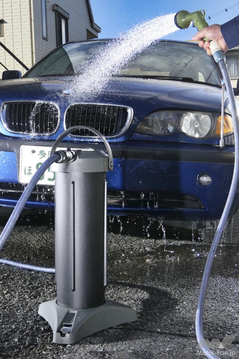 純水を使えば洗車後の拭き上げがいらなくなる!? 水滴が残らない 純水を使えば洗車後の拭き上げがいらなくなる!? 水滴が残らない