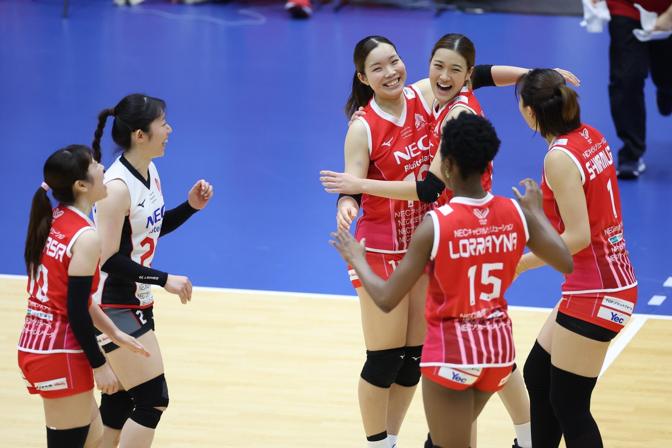バレー】NEC川崎が前日フルセットで敗れたAstemoに3-0で快勝