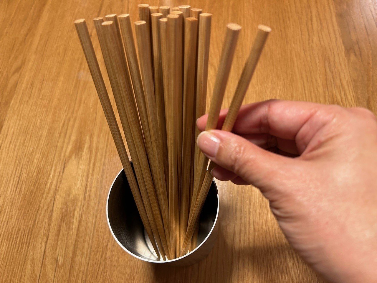 家じゅうのお箸を無印良品の「10膳入490円の竹箸」に統一。もう
