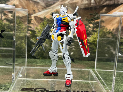 「機動戦士Gundam GQuuuuuuX」よりガンプラ「HG 白いガンダム / ザク(GQ)(仮)」の商品化決定！ 会場にて先行展示（HOBBY Watch） 