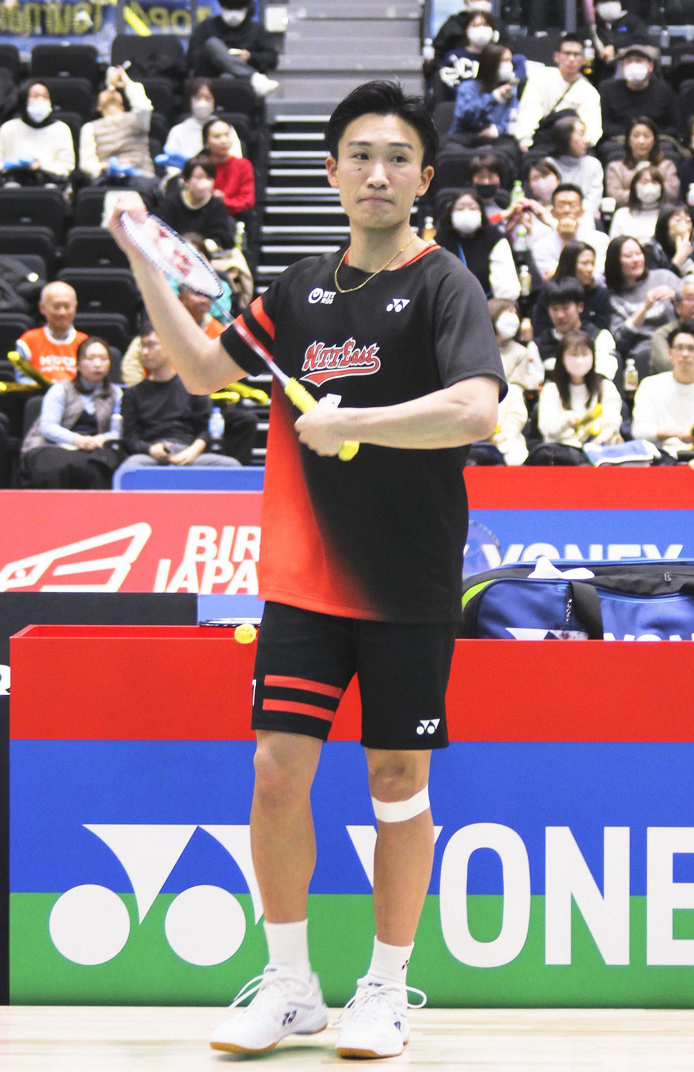 バドミントン日本代表 2018後期モデル　桃田 バドミントン日本代表 2018後期モデル 桃田 日本人男子史上初