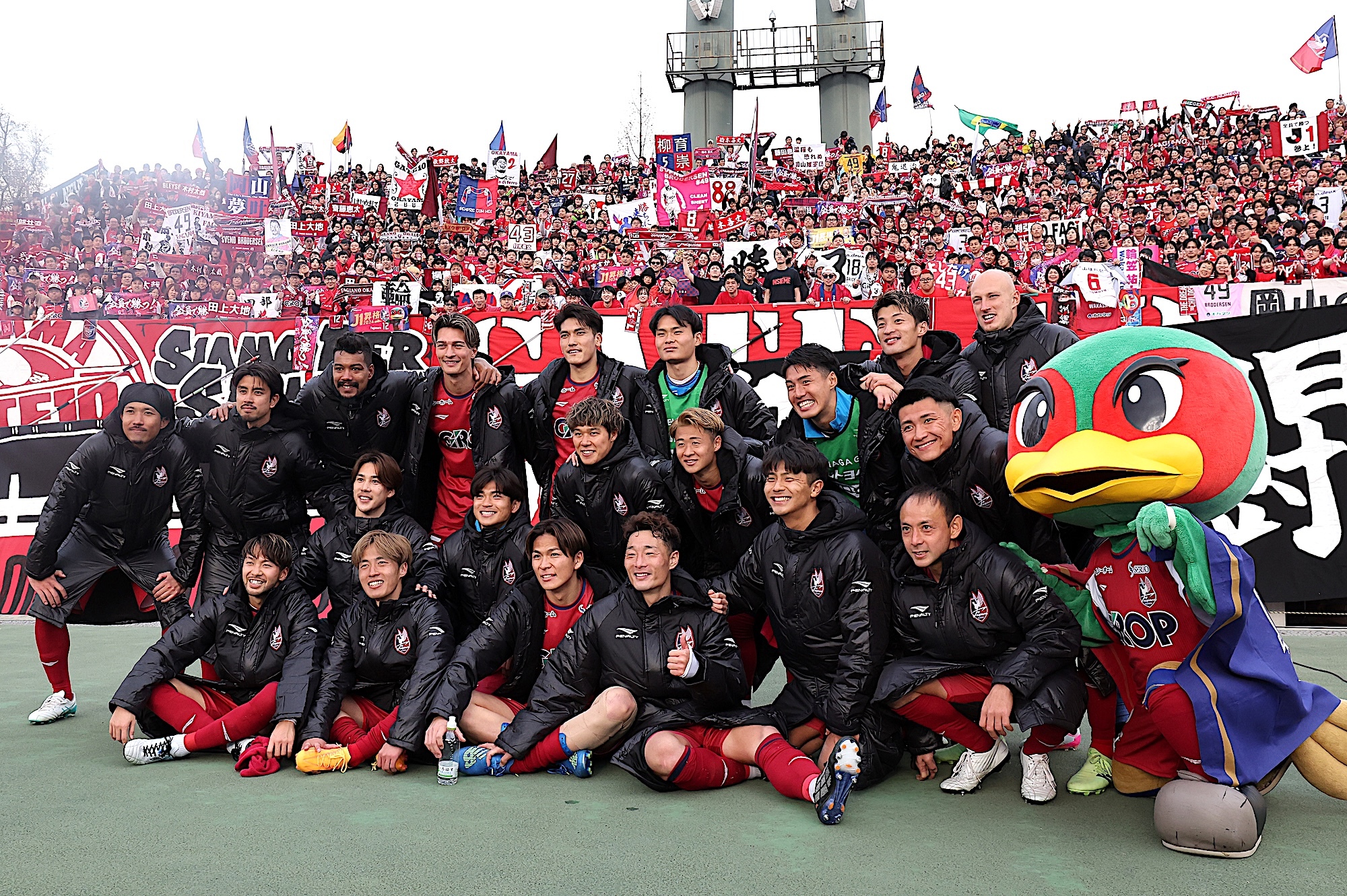 ファジアーノ岡山がJ1に刻んだ歴史的な初勝利。かつての「J1空白県」に巻き起ったフィーバーと新たな機運（REAL SPORTS） - Yahoo!ニュース