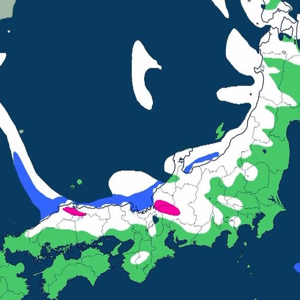 alt: 東北地方の雪景色