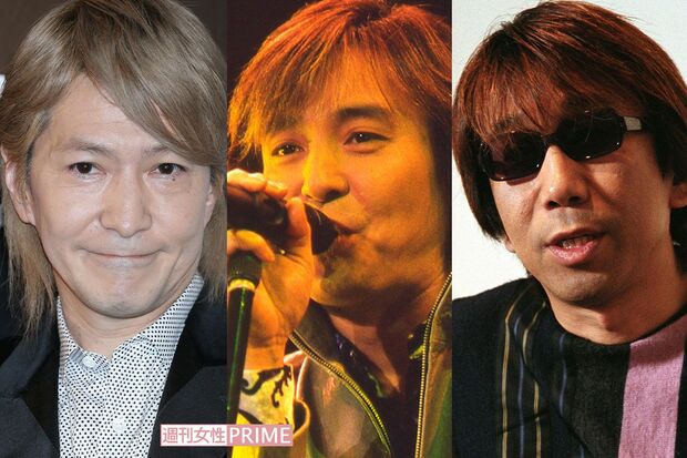 TM NETWORKの宇都宮隆さん、小室哲哉さん、木根尚登さんの3人が舞台挨拶に登場