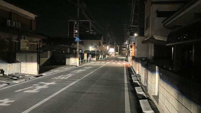 幸手市で発生したひったくり事件の現場付近