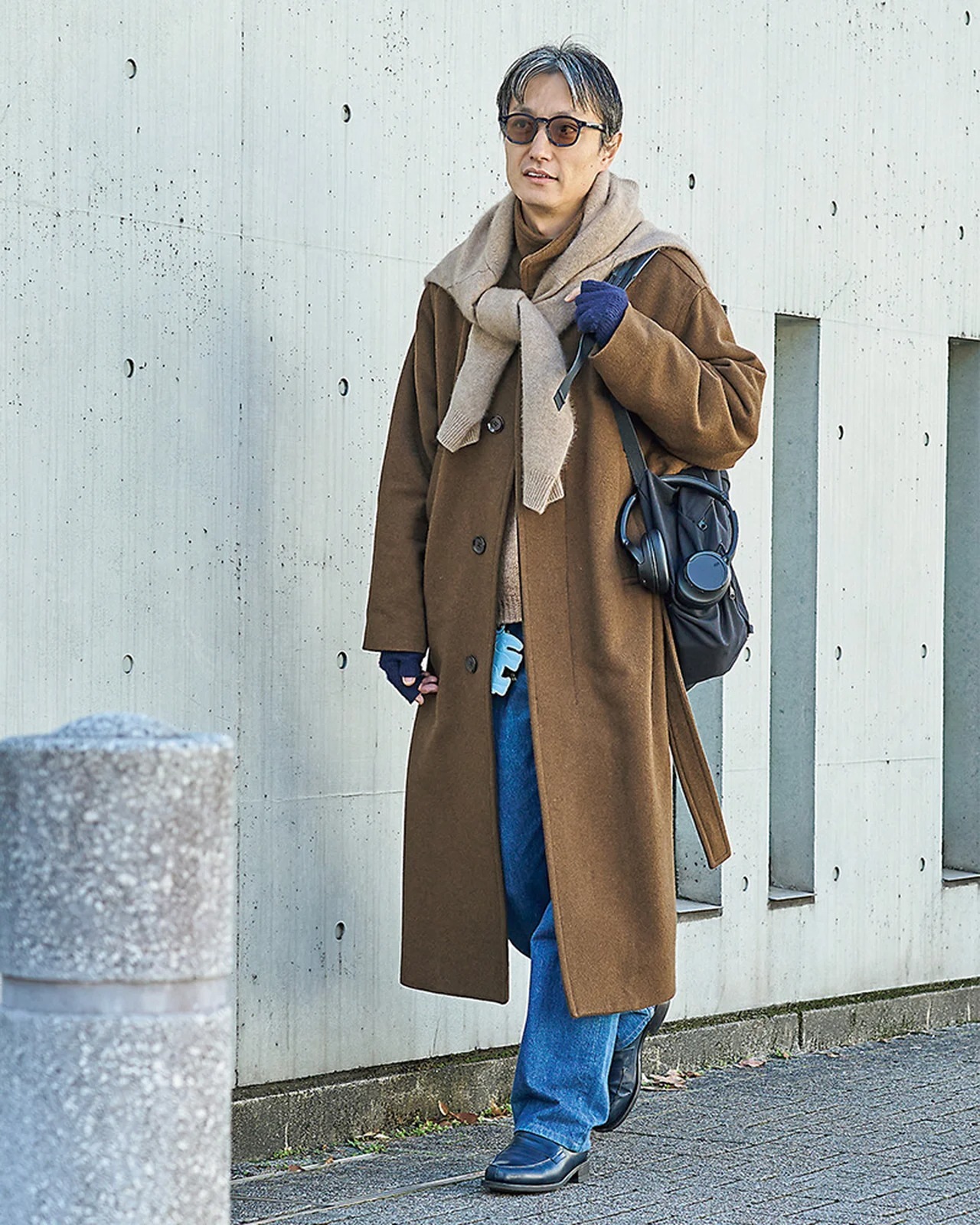 ◆芸能人愛用ブランド◆【コットン＆ウールコート】関税・送料込 COMME des GARCONS L字型 ZIPウォレット レンティキュラー