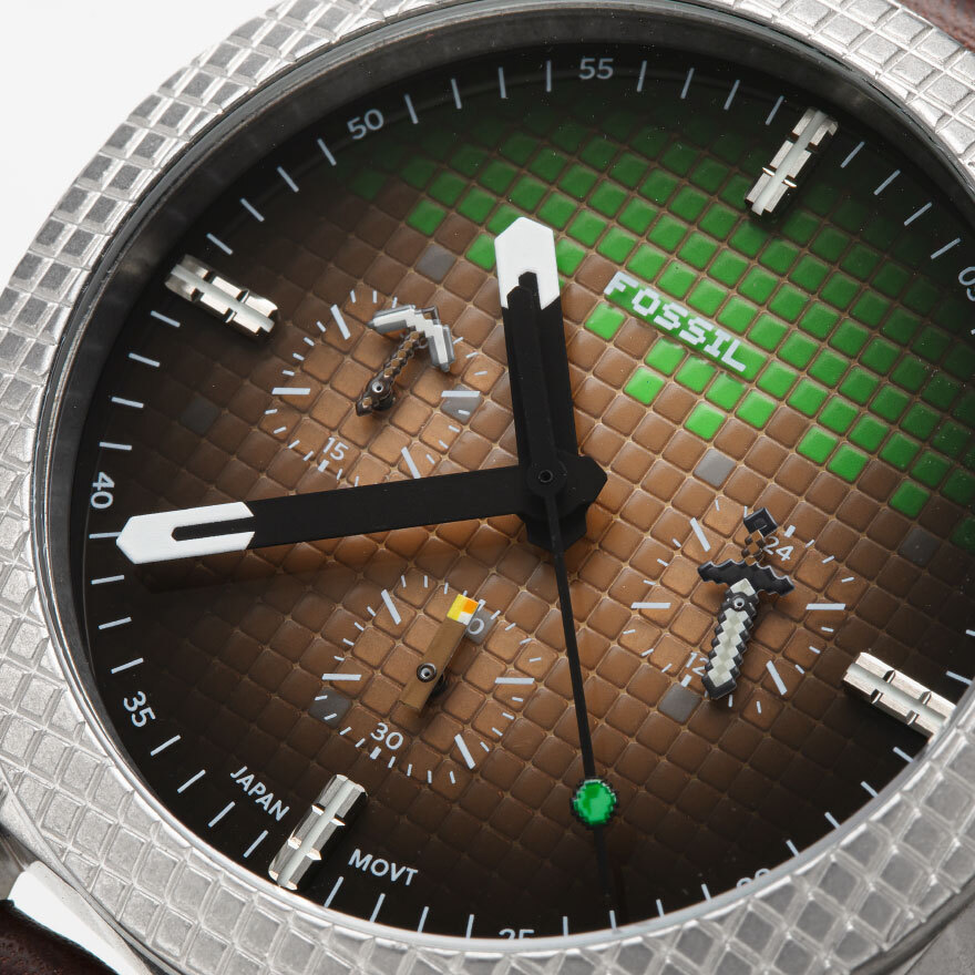 FOSSIL Minecraft コラボ時計 マインクラフト™の世界にインスパイアされたスペシャル