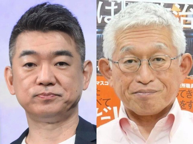 alt=橋下徹氏と泉房穂氏の討論の様子