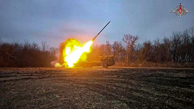 ロシア軍の多連装ロケット砲