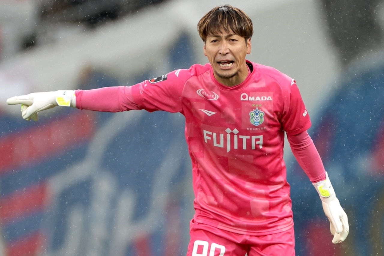 湘南ベルマーレ　上福元直人選手　ＳＳＲ 古巣である東京V戦で上福元直人選手がスーパーセーブを連発