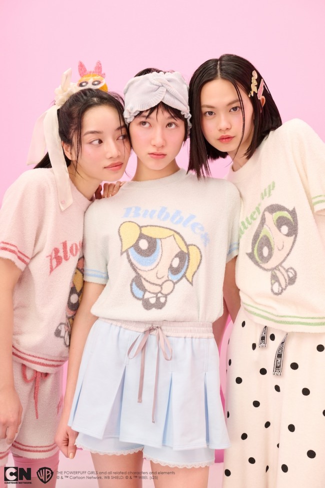 SNIDEL HOME パワーパフガールズ ルームウェア セット パワーパフ ガールズ』×「SNIDEL HOME」が初コラボ! レトロな