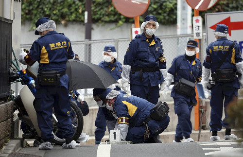 高田馬場 stabbing incident scene