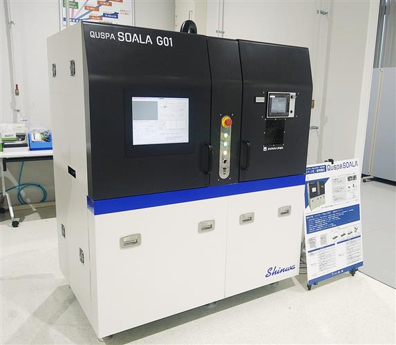 機械商社の進和 塗布装置「クスパ」に新機種 車載ECU基板に特 機械商社の進和 塗布装置「クスパ」に新機種 車載ECU基板に特