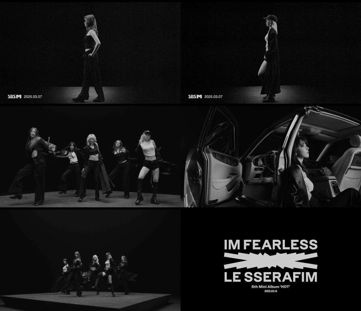 LE SSERAFIM、タイトル曲「HOT」MV予告映像の第2弾を公開…ムーン