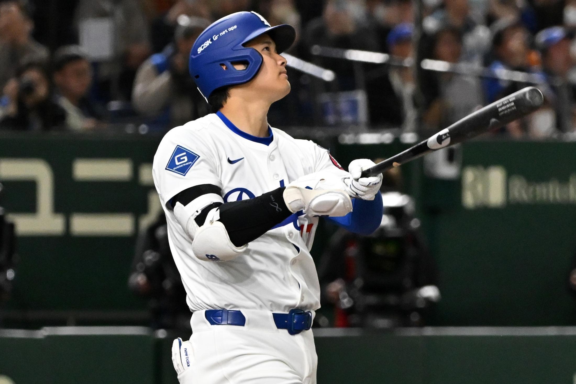大谷翔平が「ボールを消し去った」圧巻の一発に“ニンマリ” 右翼
