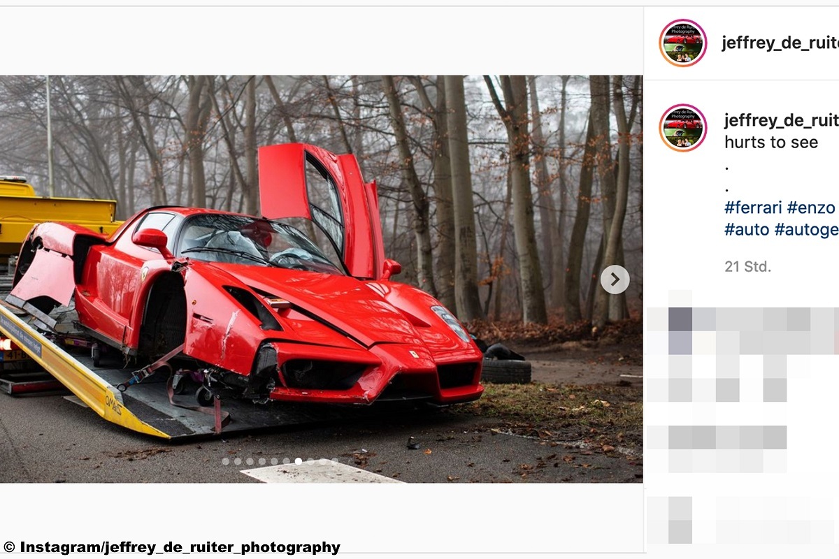 エンツォ フェラーリ ドバイで「エンツォ・フェラーリ」が2億4500万円！中古車が新車
