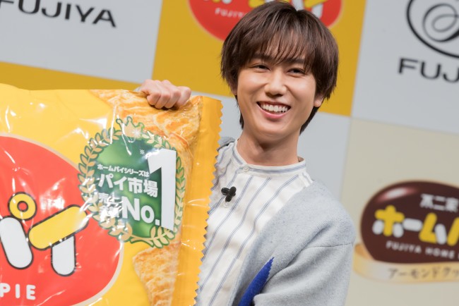 ホームパイ 香るバターとサクサク700層！Man阿部亮平 イベントレポ＞「ホームパイの700層が僕のこめかみを刺激して