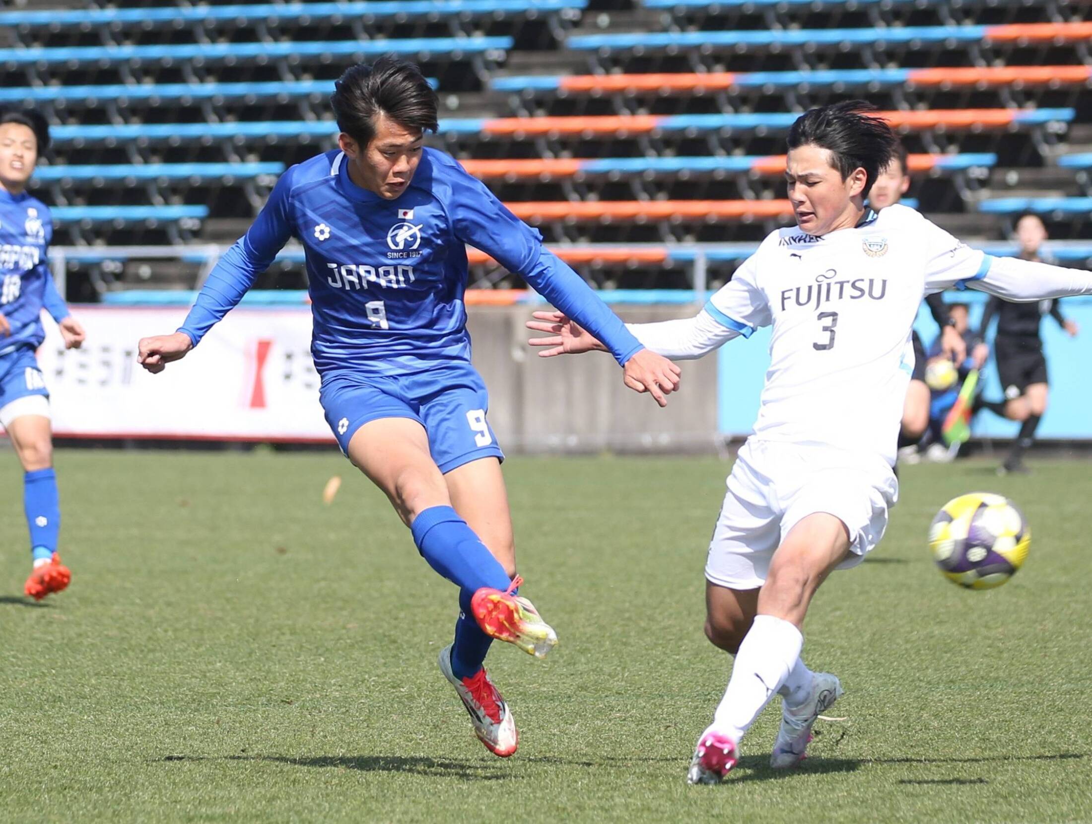 MOM5046]U-17日本高校選抜FW大石脩斗(鹿児島城西/2年)_決勝2発で