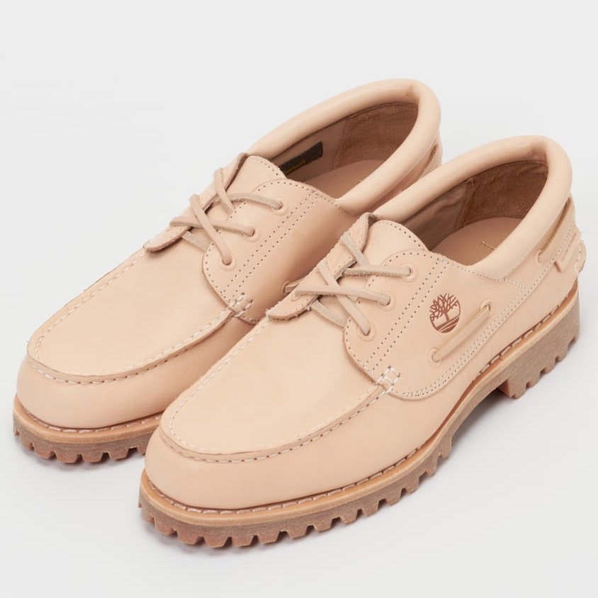 靴 Hender Scheme timberland 3-Eye Lug 超級コラボ！「エンダースキーマ」が「ティンバーランド」の名品