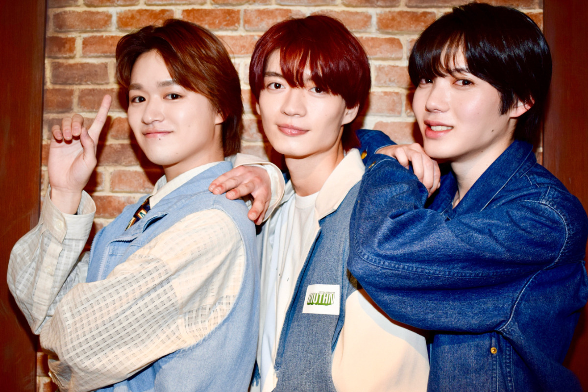 杢代和人＆大倉空人＆小泉光咲、王道アイドル姿にげんじぶ