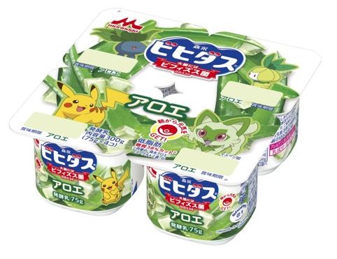 本物 ポケモン「ビヒダス ヨーグルト」コラボパッケージ3月31日から シングルカード