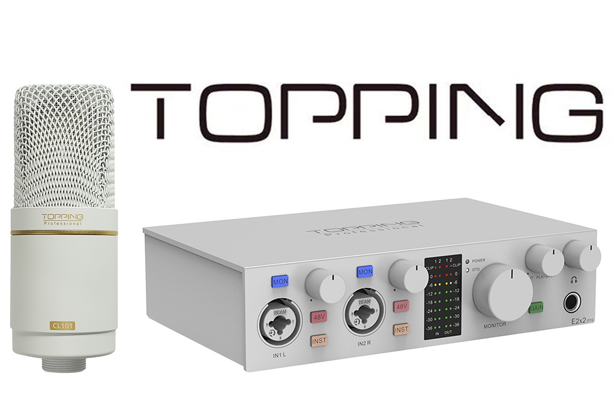 MUSIN、「TOPPING」の取り扱い開始。マイク「CL101