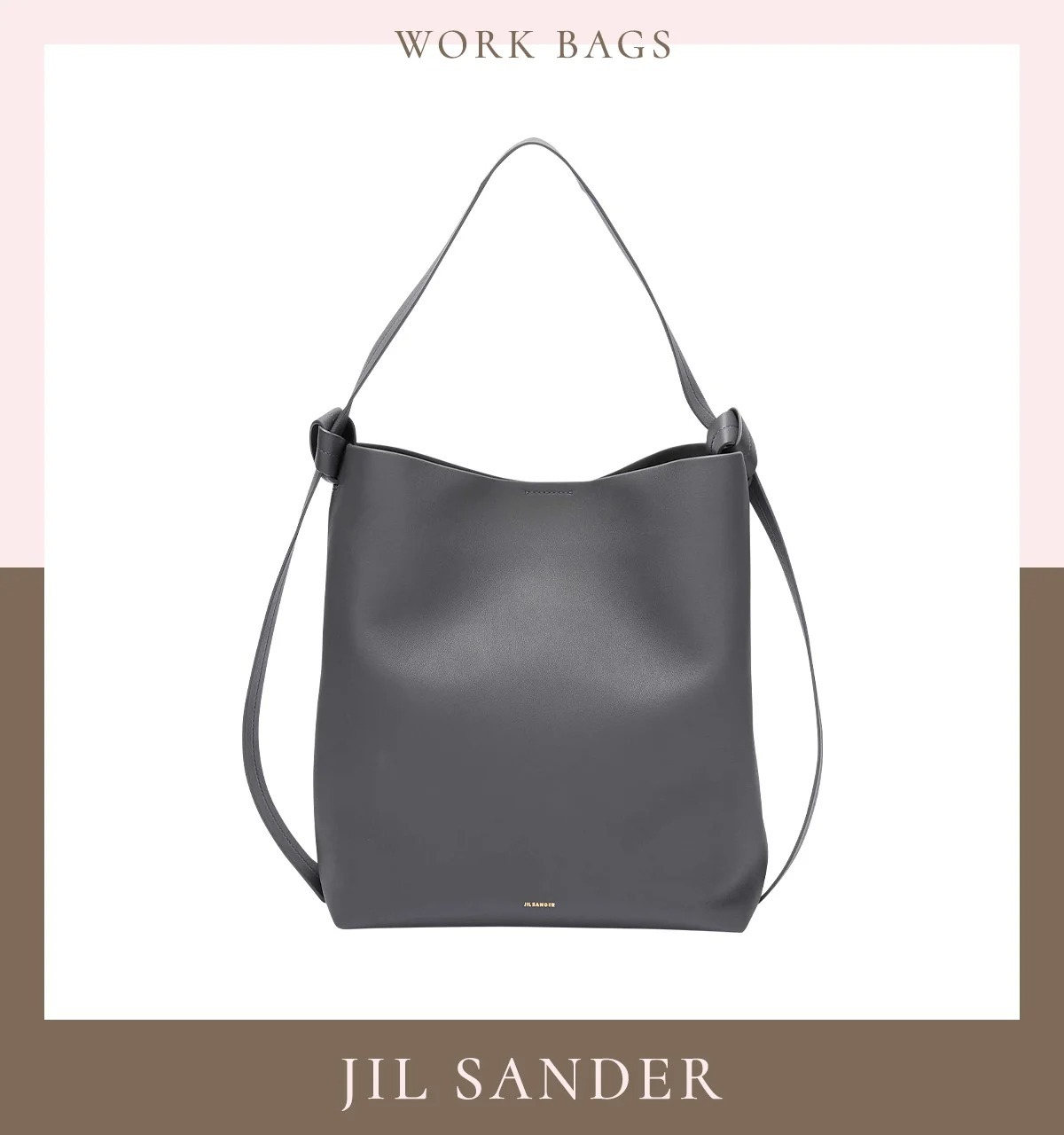jil sander + ストライプトートバッグ