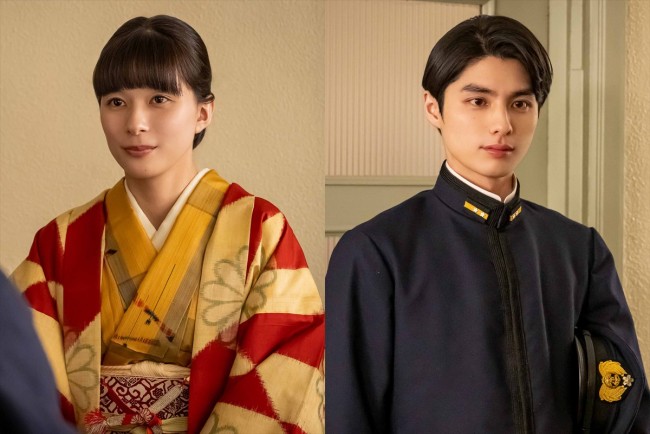 芳根京子＆本田響矢『波うららかに、めおと日和』、和服＆軍服姿